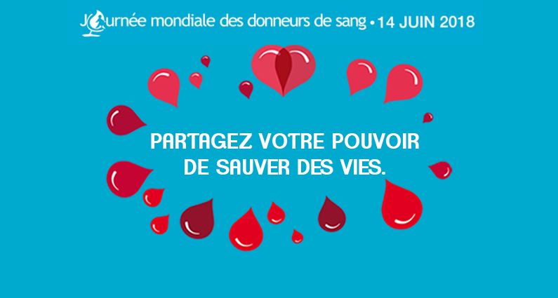 journée mondiale des donneurs de sang