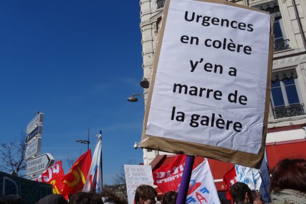 Grève professionnels santé